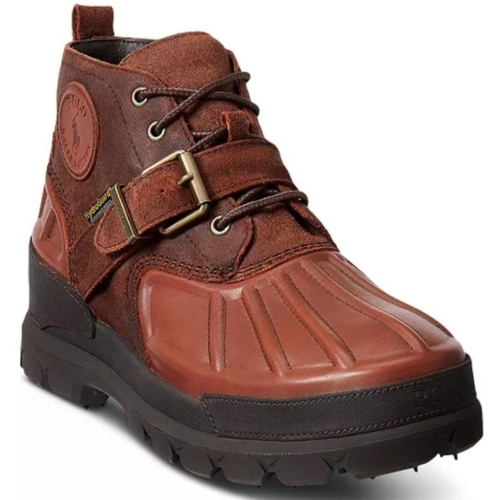 Polo Ralph Lauren Men's Oslo Low Waterproof Leather & Suede Boot